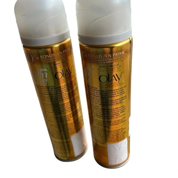 OLAY Gold Satin Care Sensitive Shave Gel-2 bottles (Bonus Size) - Picture 4 of 5